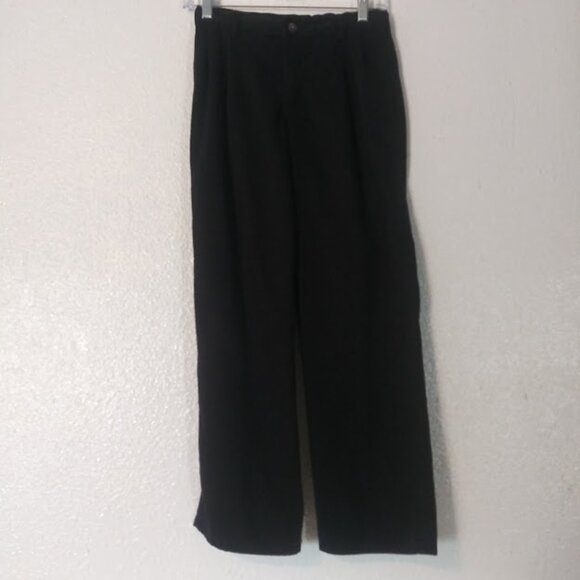 Chaps Boy's size 12R black approved school wear pants - Picture 1 of 14